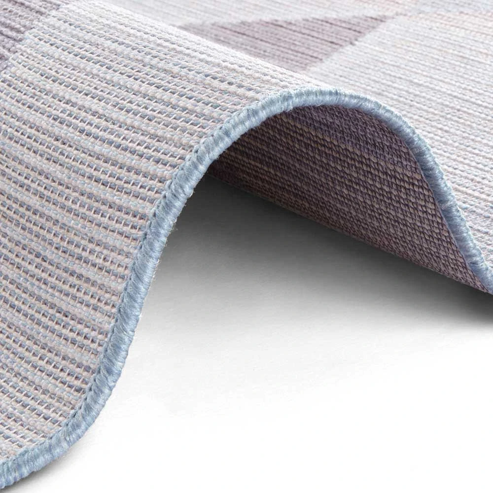 ELLE DECORATION In- & Outdoor Teppich Sevres Blau – Bild 4