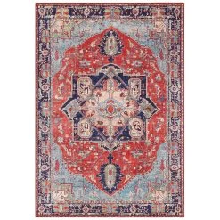 ELLE DECORATION Kurzflor Teppich Hamadan Orientrot