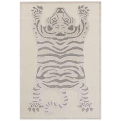 ELLE DECORATION Kurzflor Teppich Samayi Beige Grau