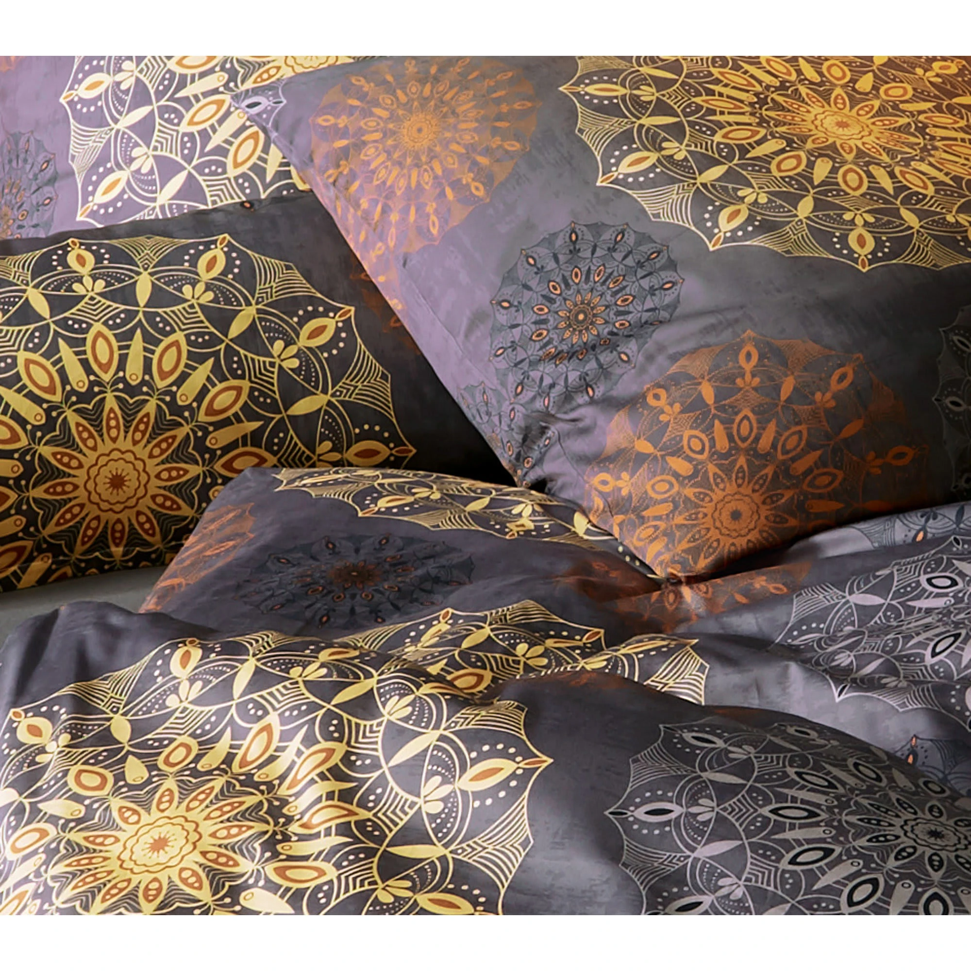 Erwin Müller Bettwäsche In Anthrazit-gelb – Bild 3