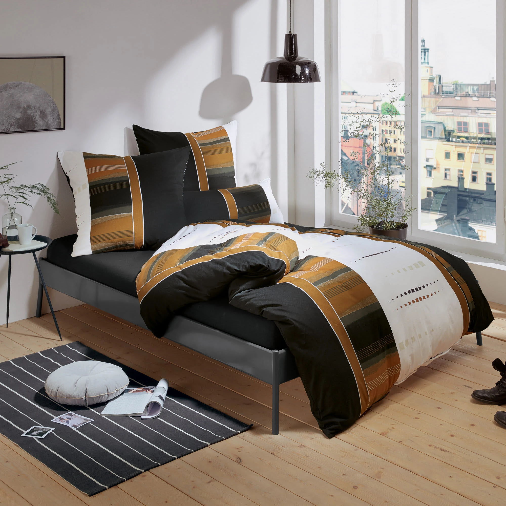 Erwin Müller Bettwäsche In Braun-schwarz – Bild 2