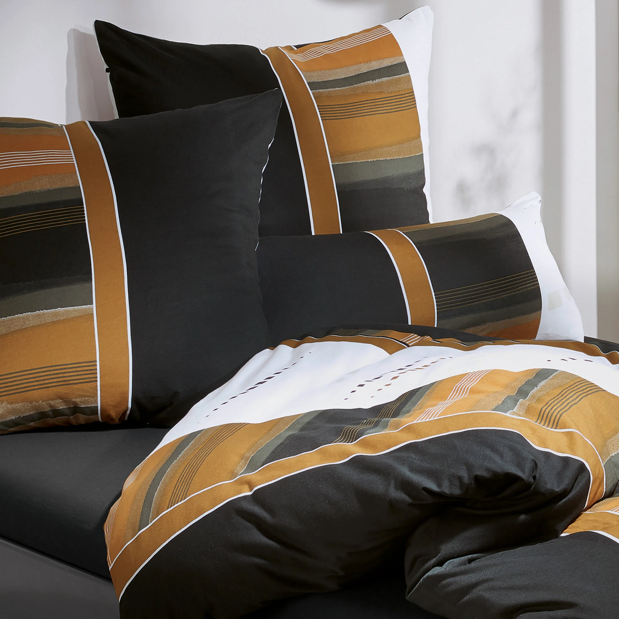 Erwin Müller Bettwäsche In Braun-schwarz – Bild 3