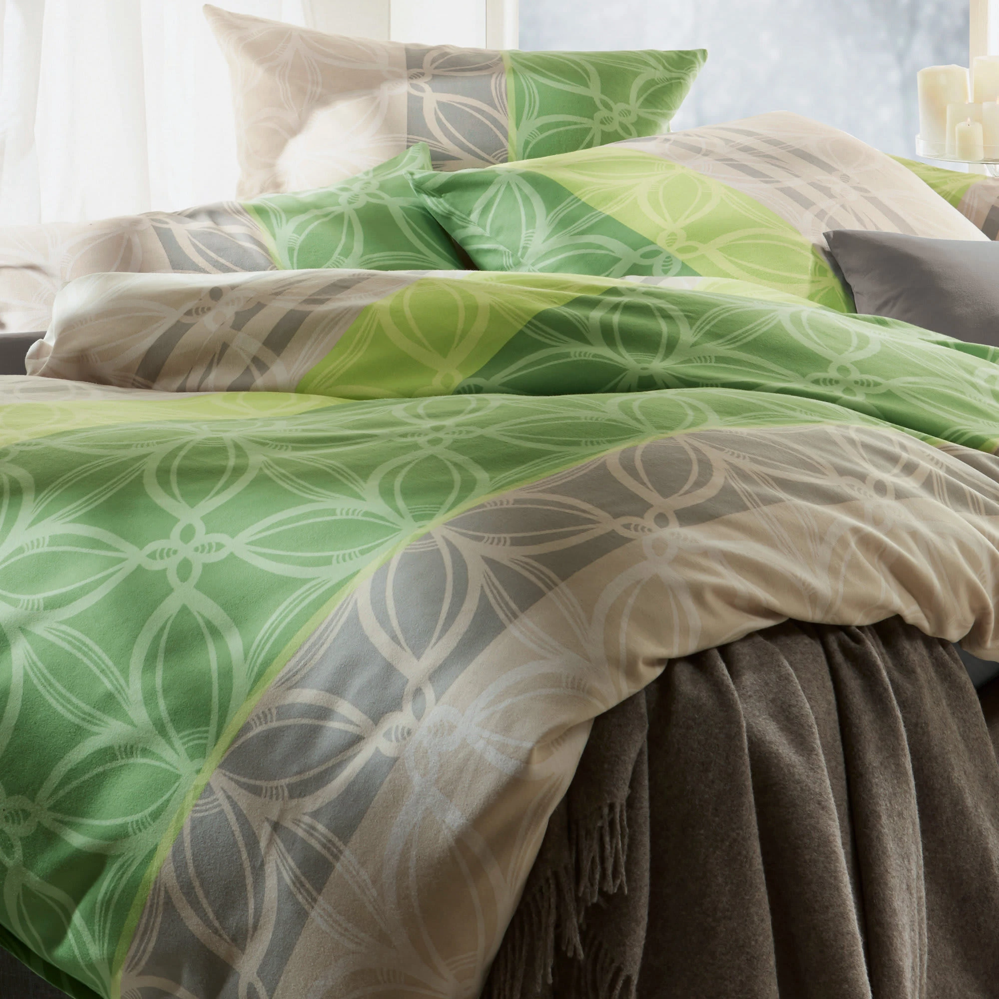 Erwin Müller Bettwäsche In Grün – Bild 3