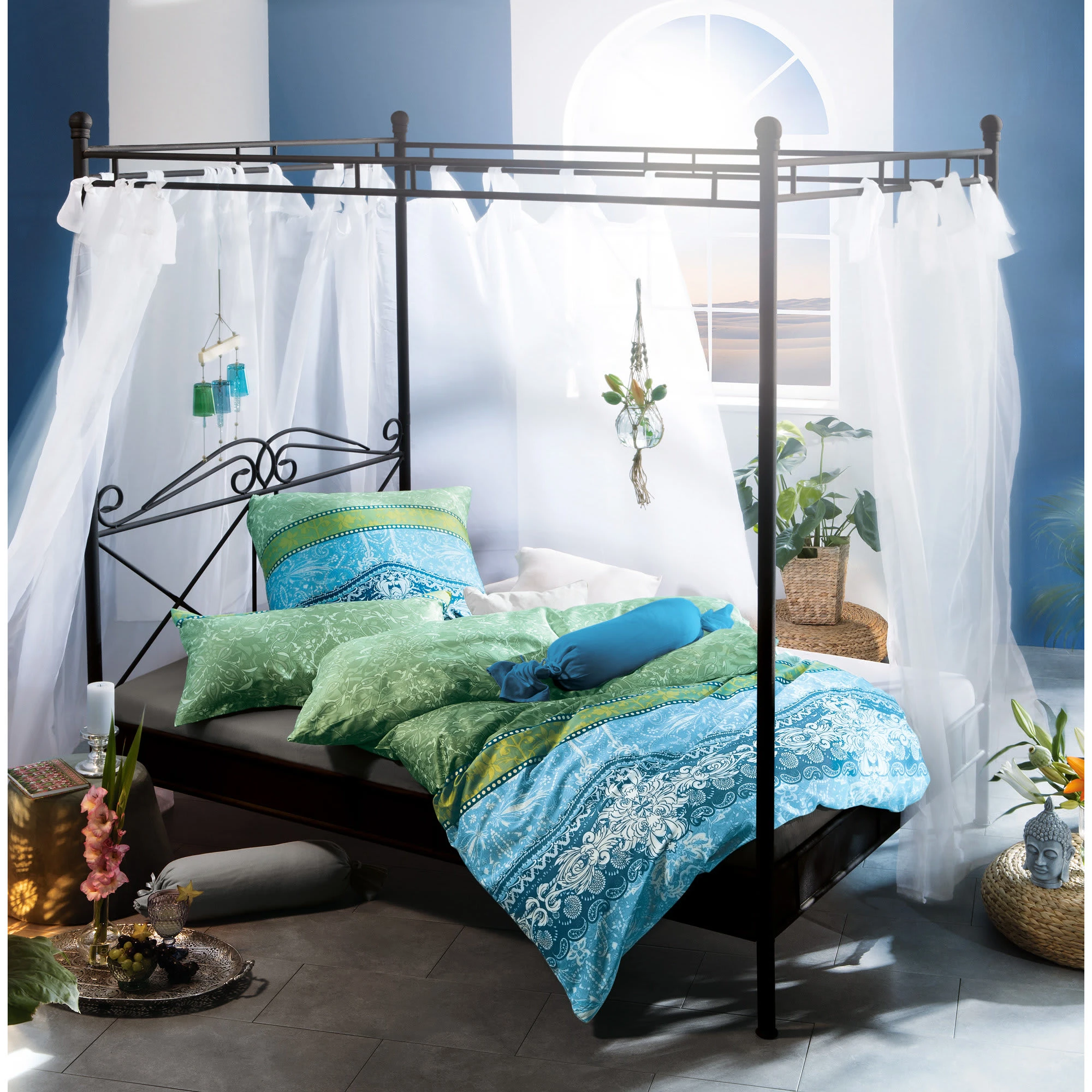 Erwin Müller Bettwäsche In Grün-petrol – Bild 3