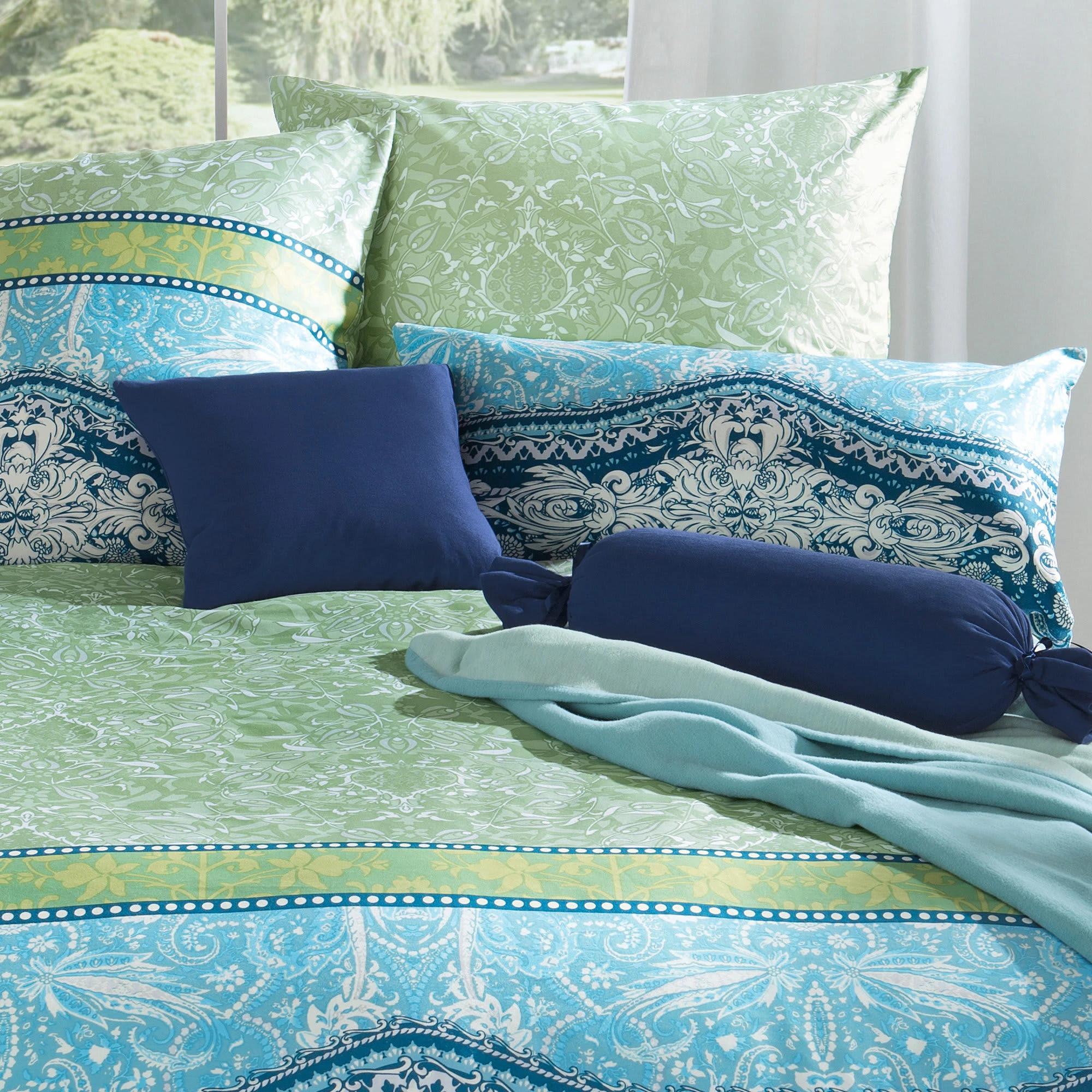 Erwin Müller Bettwäsche In Grün-petrol – Bild 4