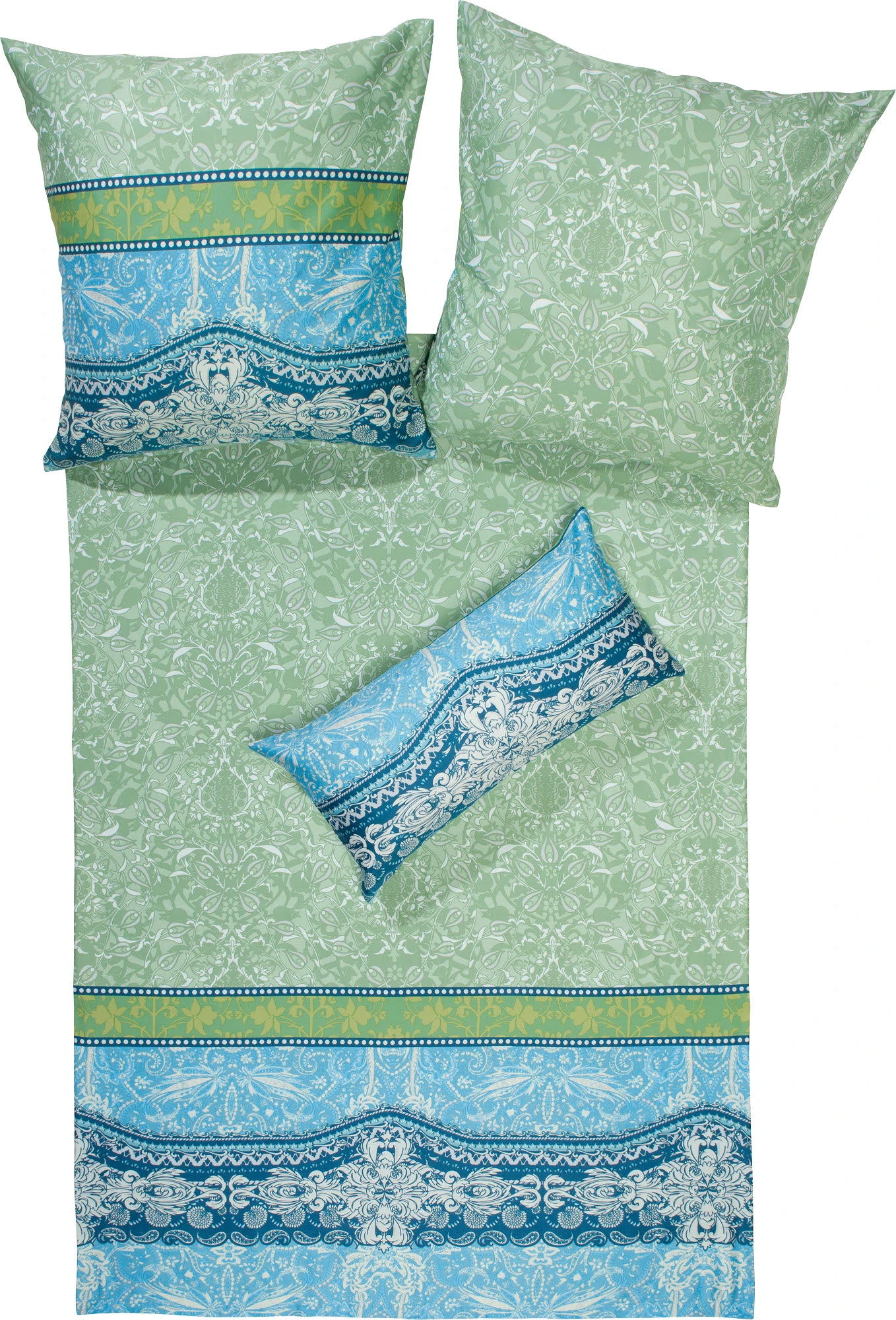 Erwin Müller Bettwäsche In Grün-petrol