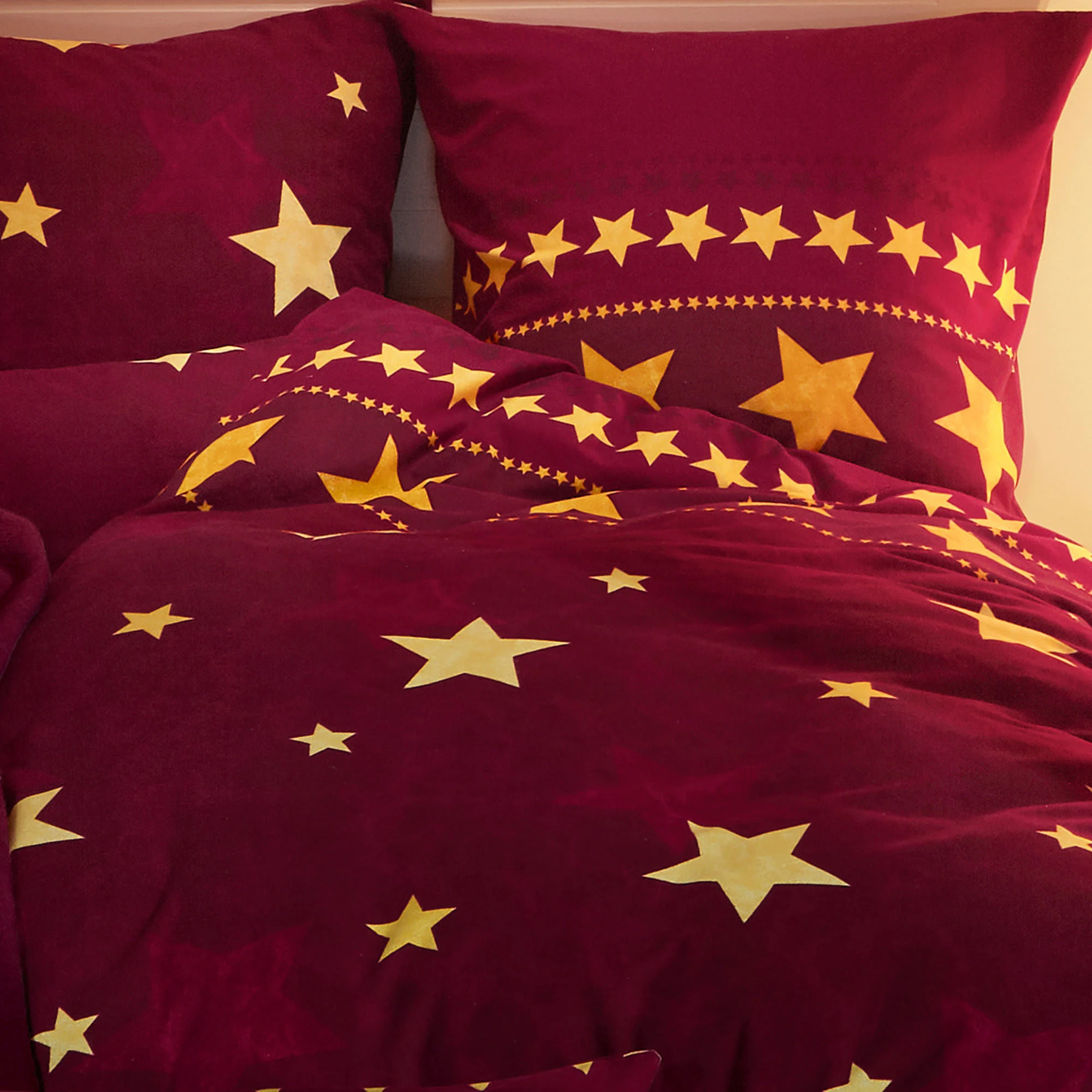 Erwin Müller Bettwäsche In Weinrot – Bild 3