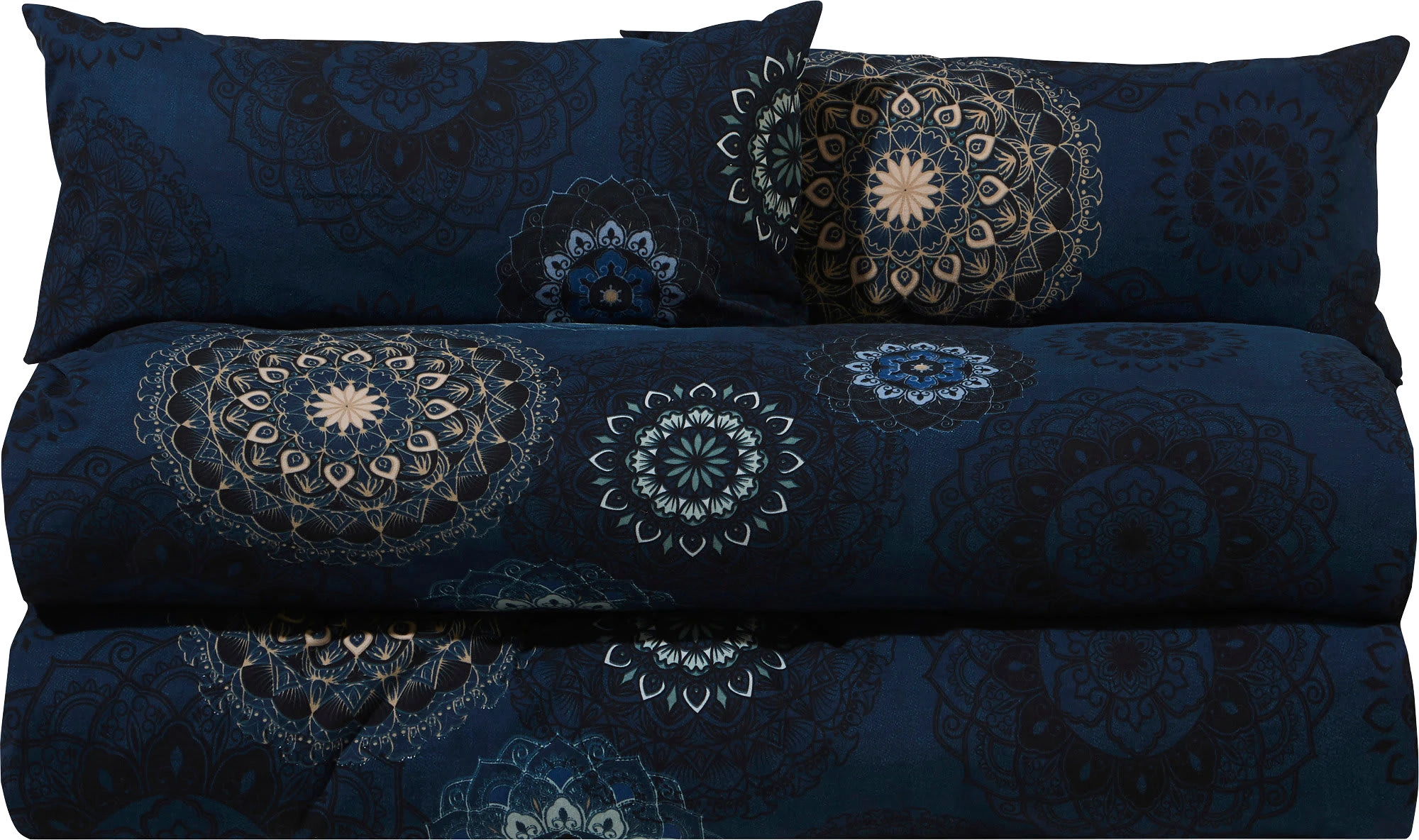 Erwin Müller Bettwäsche Sparpaket 4-tlg. In Dunkelblau