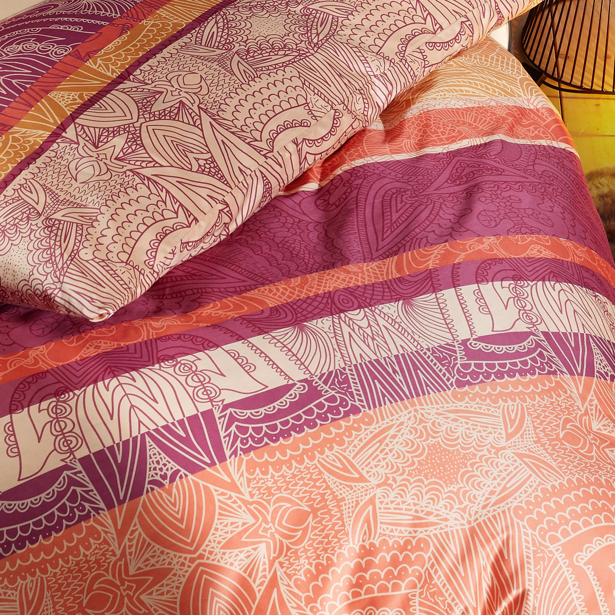 Erwin Müller Bio Bettwäsche In Rot-orange – Bild 3