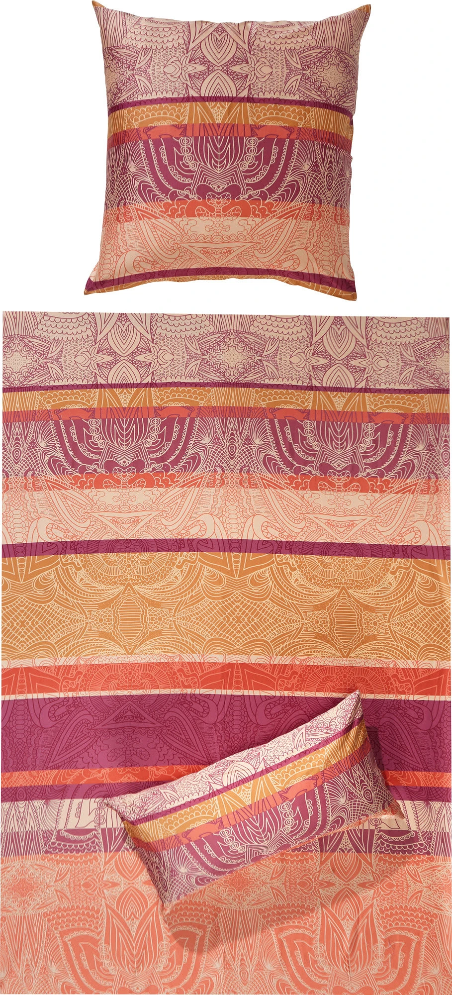 Erwin Müller Bio Bettwäsche In Rot-orange