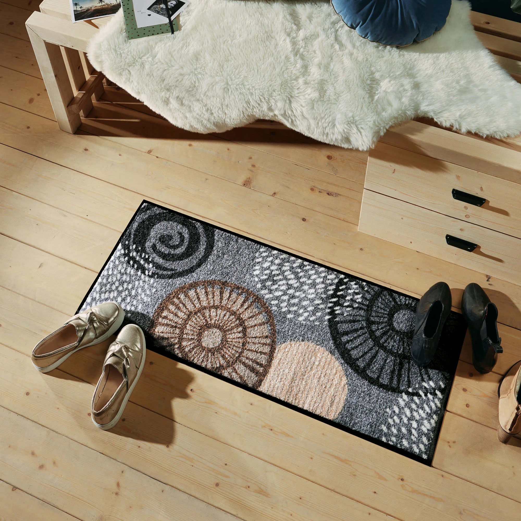 Erwin Müller Fußmatte In Silber/braun – Bild 2