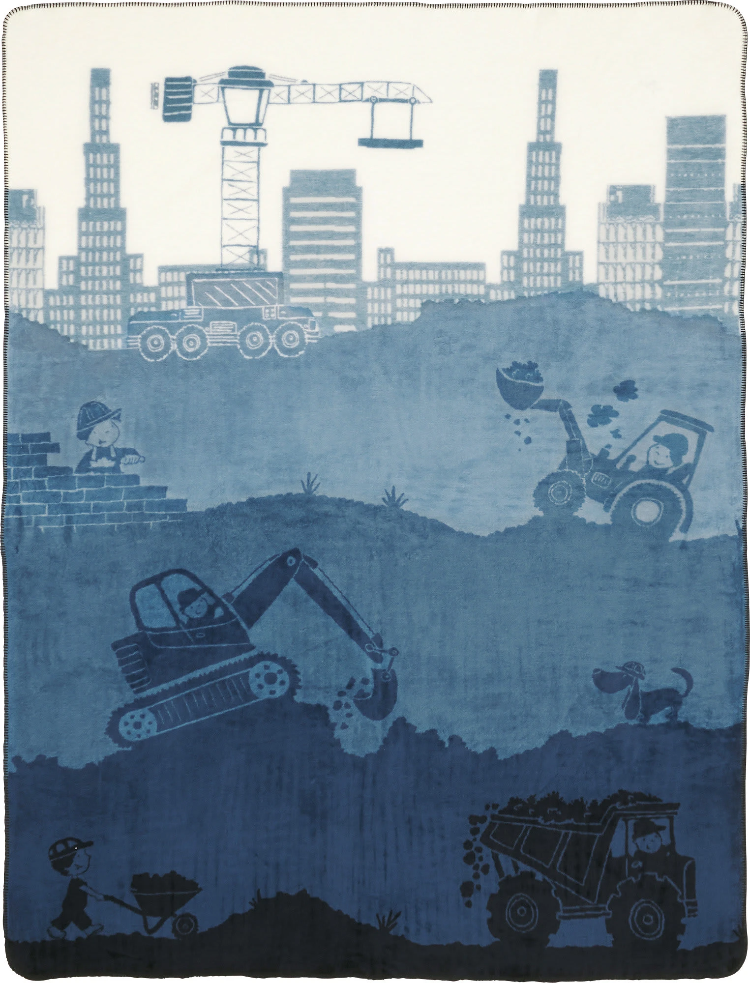 Erwin Müller Kinderdecke In Blau