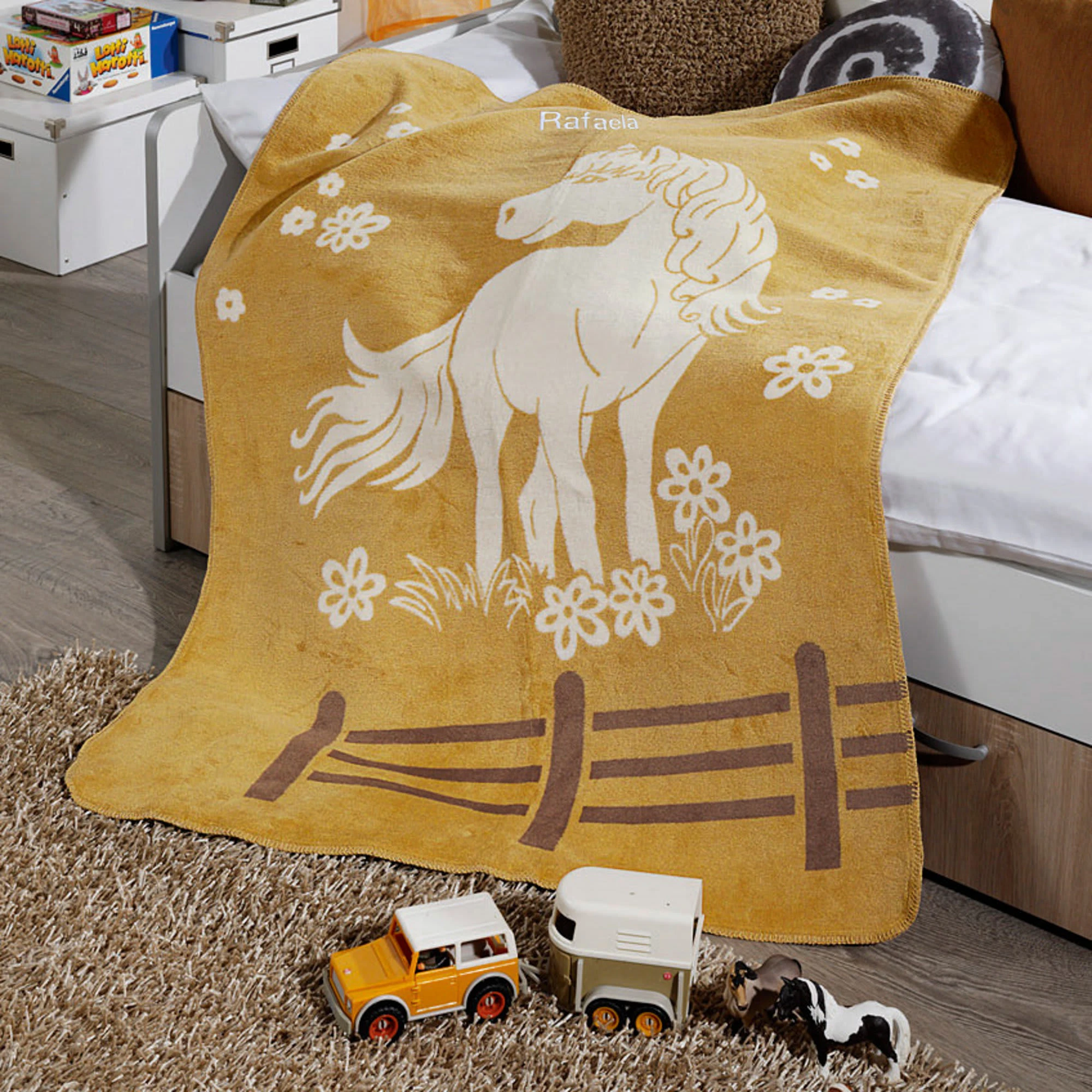 Erwin Müller Kinderdecke In Ocker – Bild 2