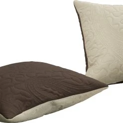 Erwin Müller Kissenhülle 2er-Pack In Dunkelbraun