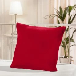 Erwin Müller Kuschelkissenbezug In Rubinrot