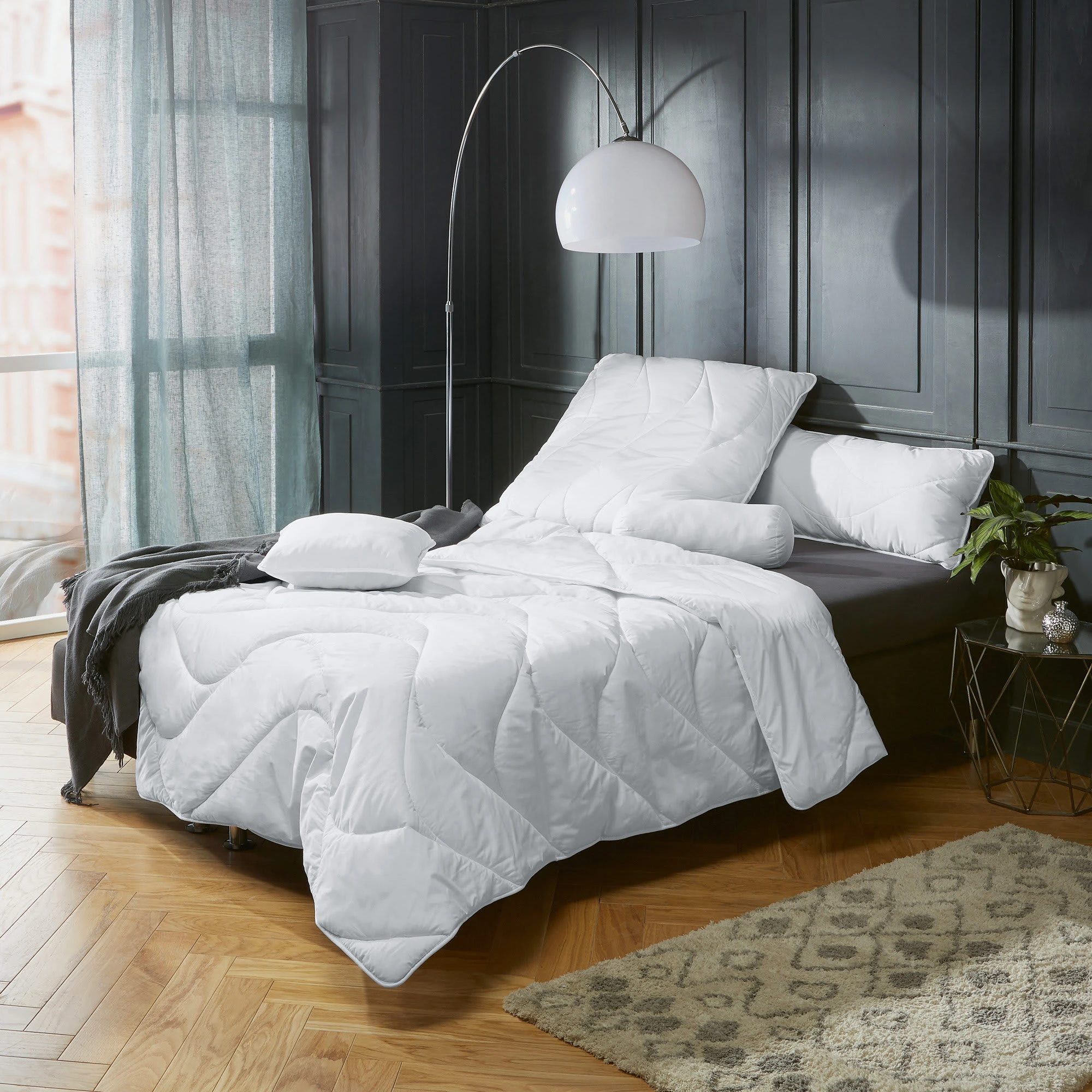 Erwin Müller Leichtsteppbett 2er-Pack Lech In Weiß – Bild 2