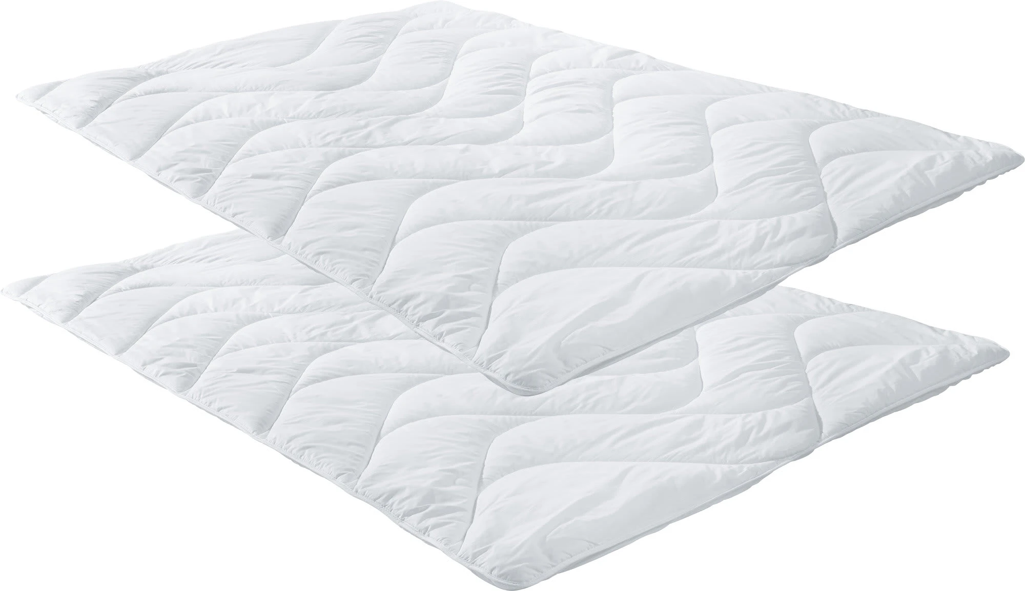 Erwin Müller Leichtsteppbett 2er-Pack Lech In Weiß