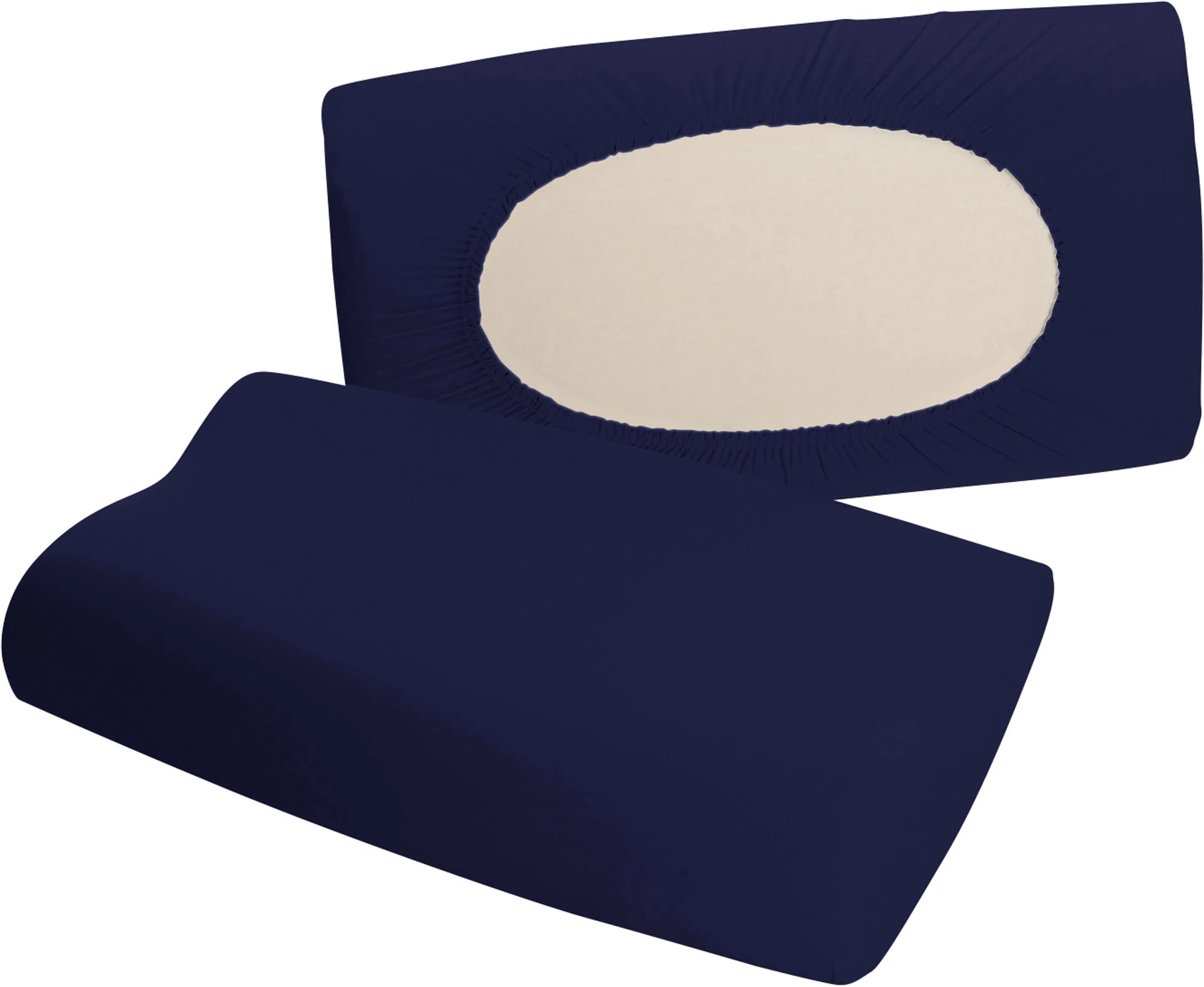 Erwin Müller Nackenstützkissen-Spannbezug Nürnberg In Dunkelblau