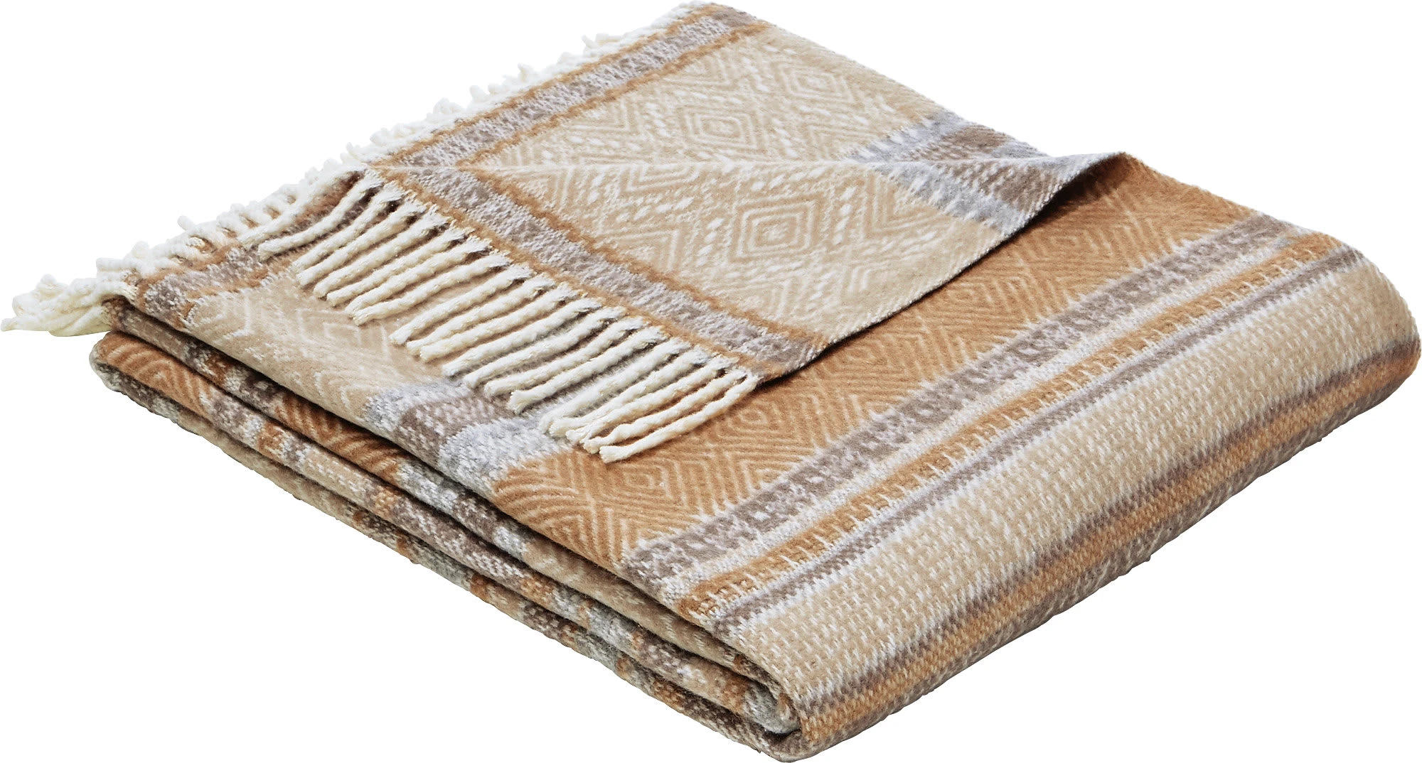 Erwin Müller Plaid In Beige