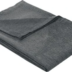 Erwin Müller Sessel- U. Sofaüberwurf In Anthrazit/schwarz