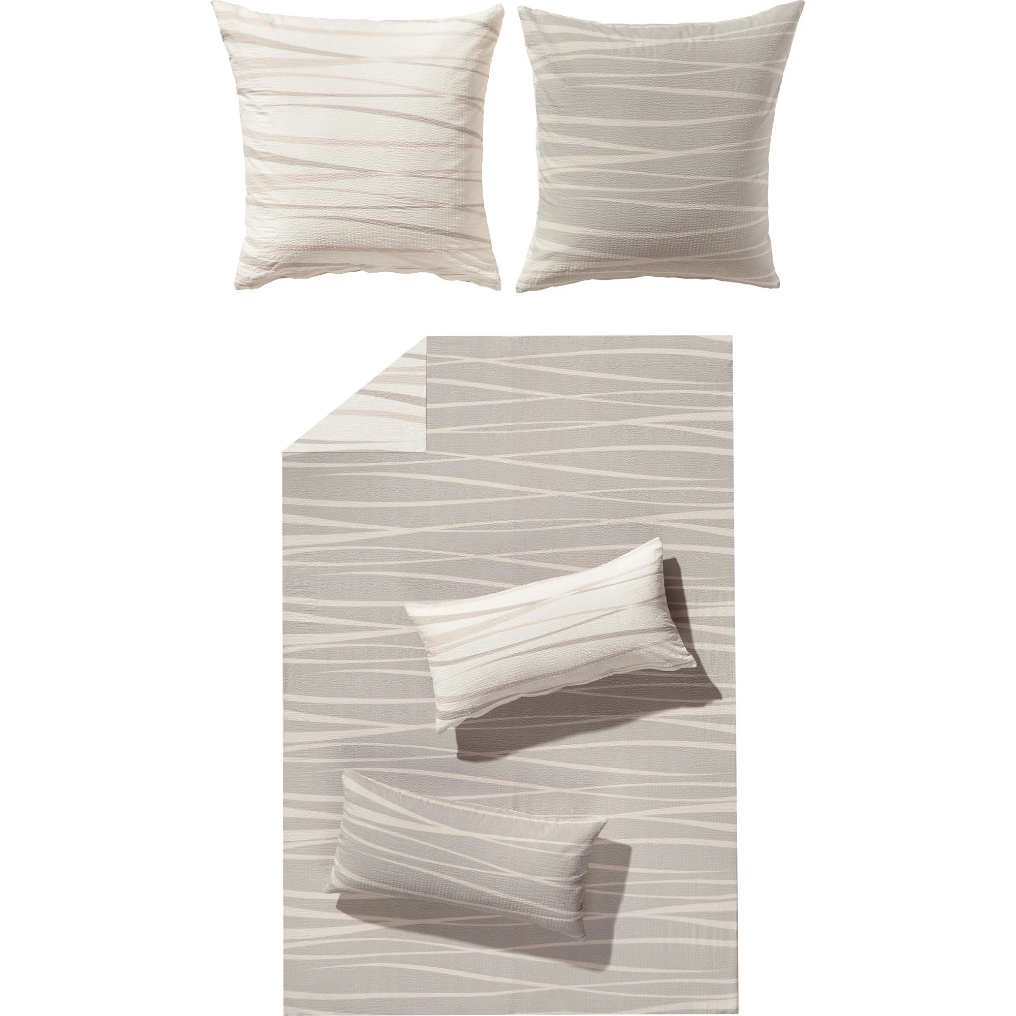 Erwin Müller Wendebettwäsche In Beige – Bild 2