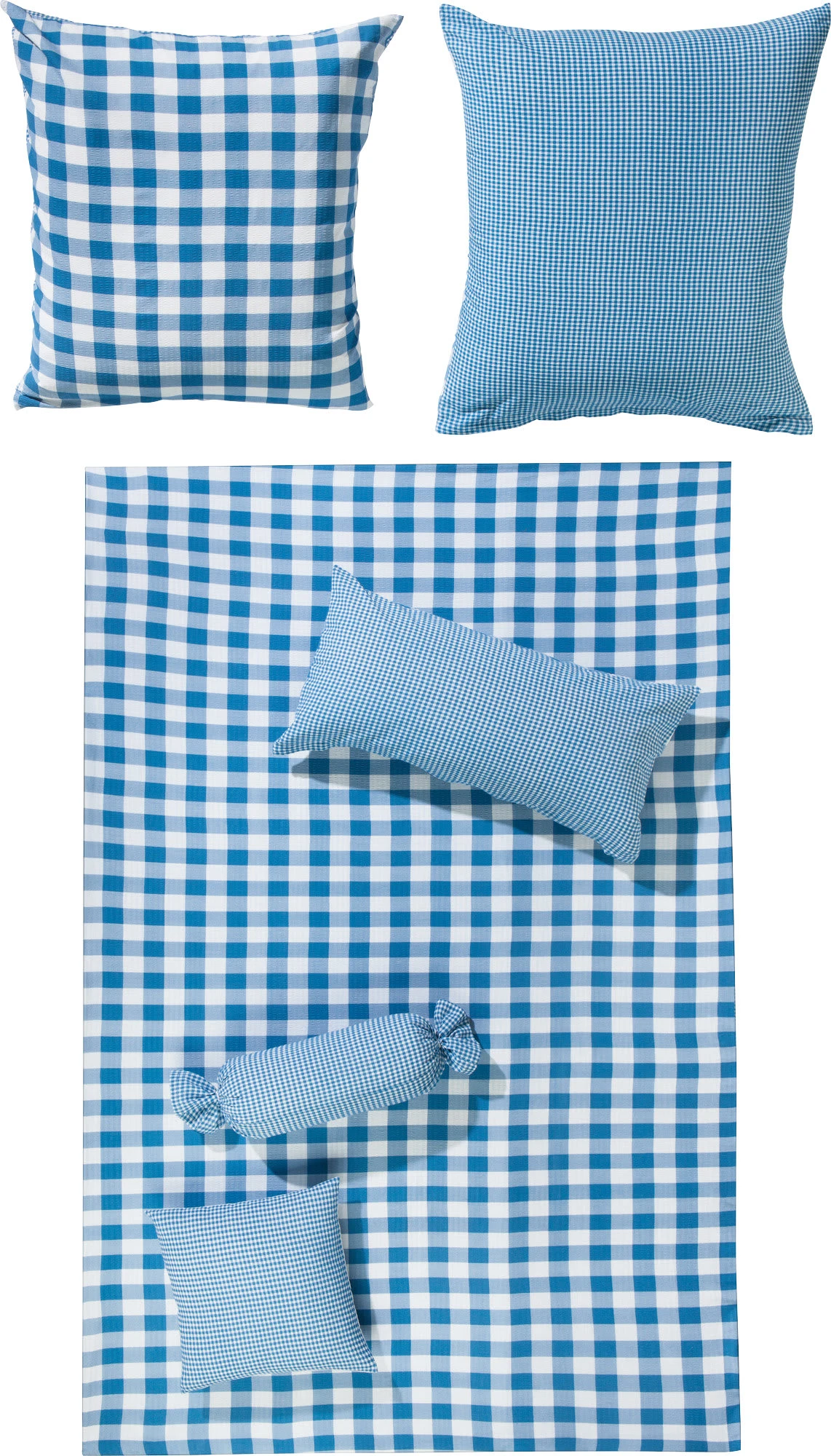 Erwin Müller Wendebettwäsche In Blau-weiß