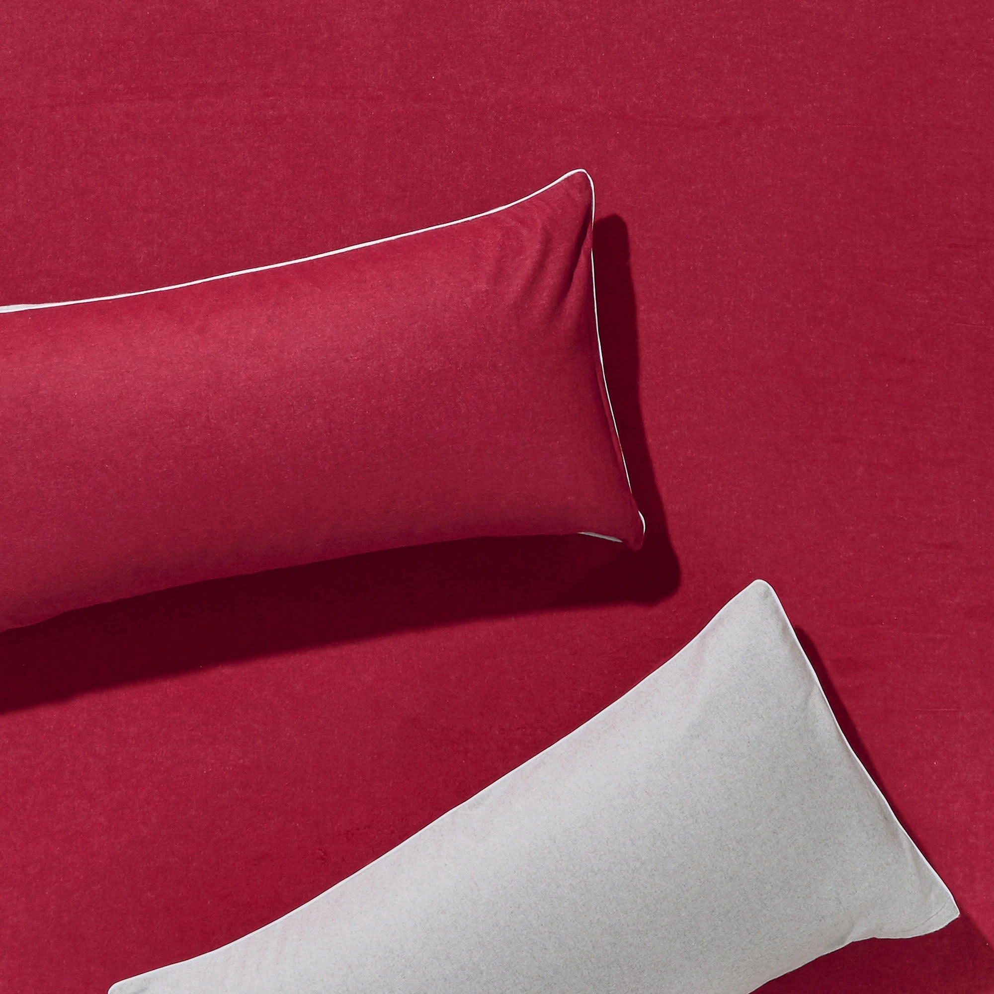 Erwin Müller Wendebettwäsche In Weinrot-silber – Bild 3