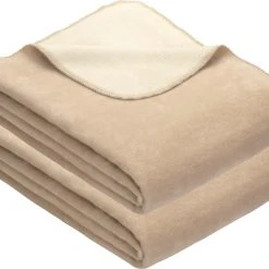 Erwin Müller Wohndecke 2er-Pack In Creme/wollweiß