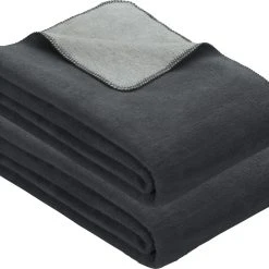 Erwin Müller Wohndecke 2er-Pack In Grau/silber