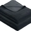 Erwin Müller Wohndecke 2er-Pack In Schwarz/grau