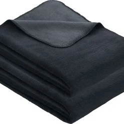 Erwin Müller Wohndecke 2er-Pack In Schwarz/grau