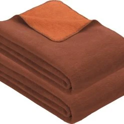 Erwin Müller Wohndecke 2er-Pack In Zimt/terra