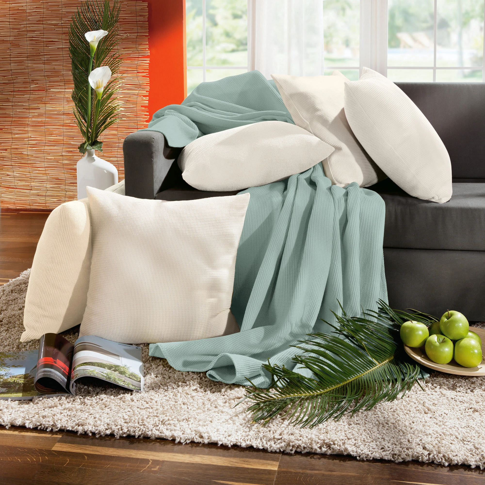 Erwin Müller Wohndecke In Mint – Bild 2