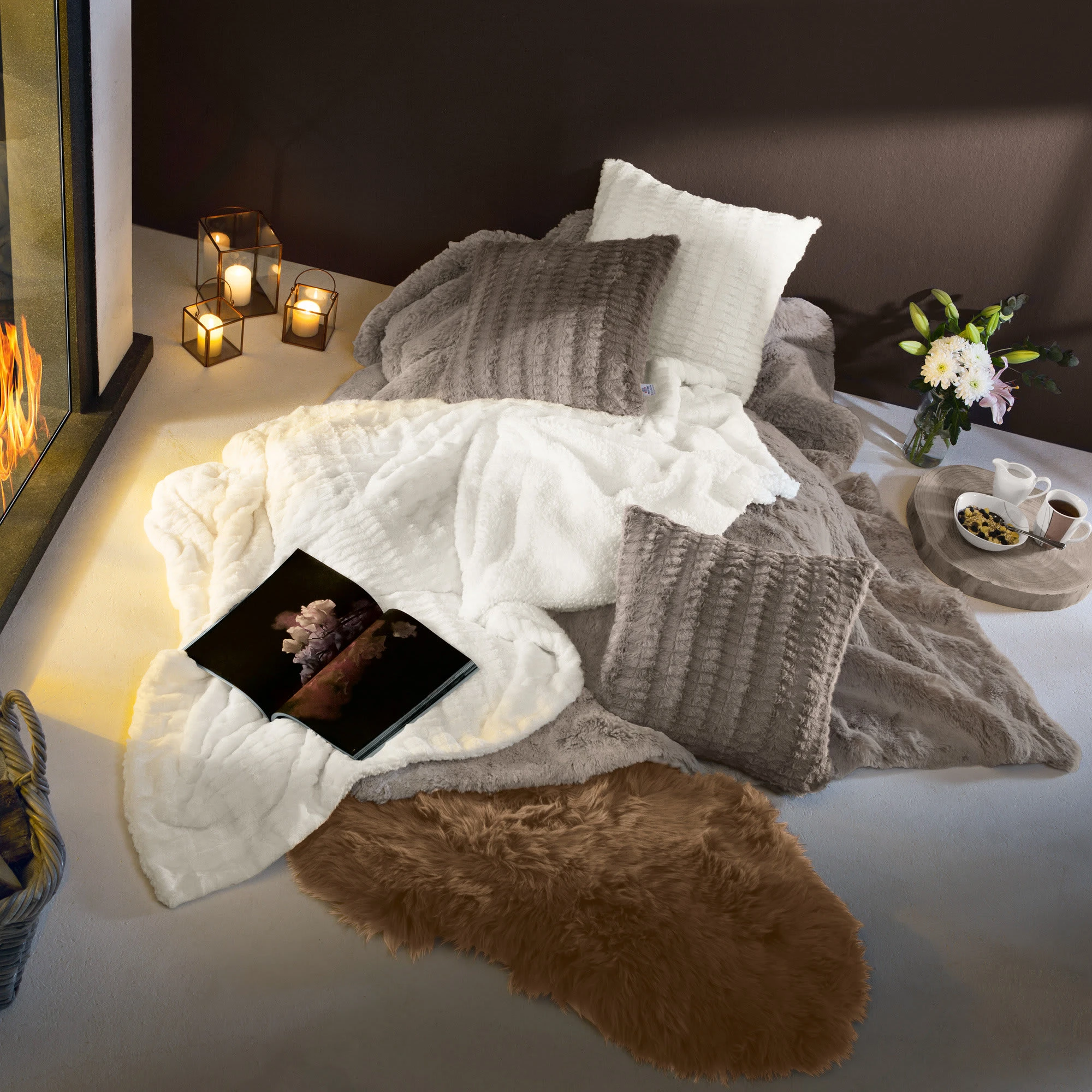 Erwin Müller Wohndecke In Nougat – Bild 2