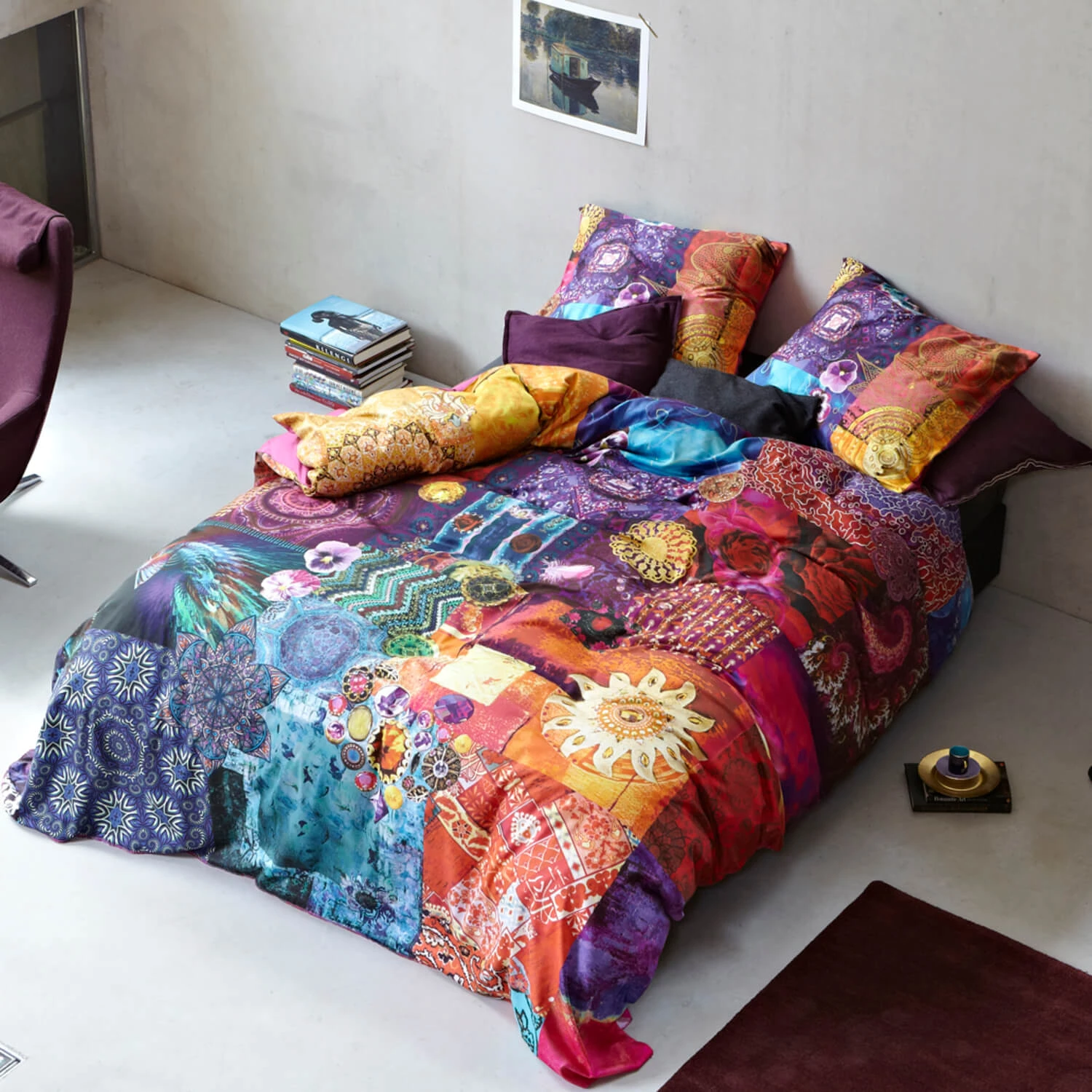 ESSENZA Bettwäsche Delhi Purple In Bunt – Bild 3