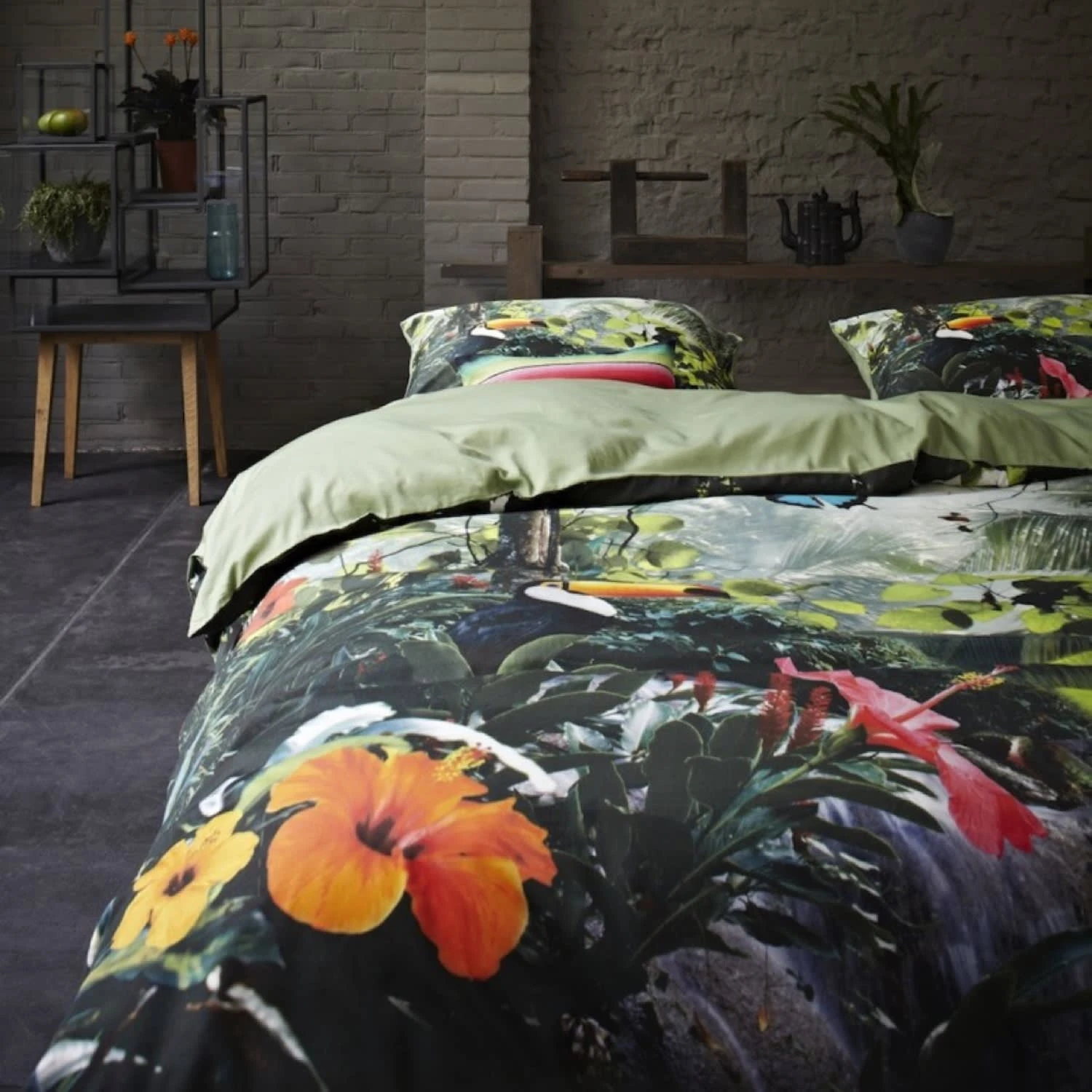 ESSENZA Bettwäsche Gabriel Grün In Grün – Bild 5