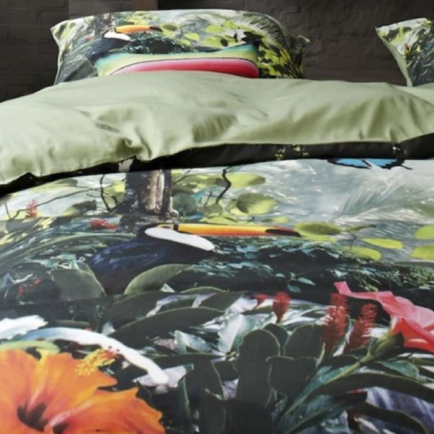 ESSENZA Bettwäsche Gabriel Grün In Grün – Bild 6