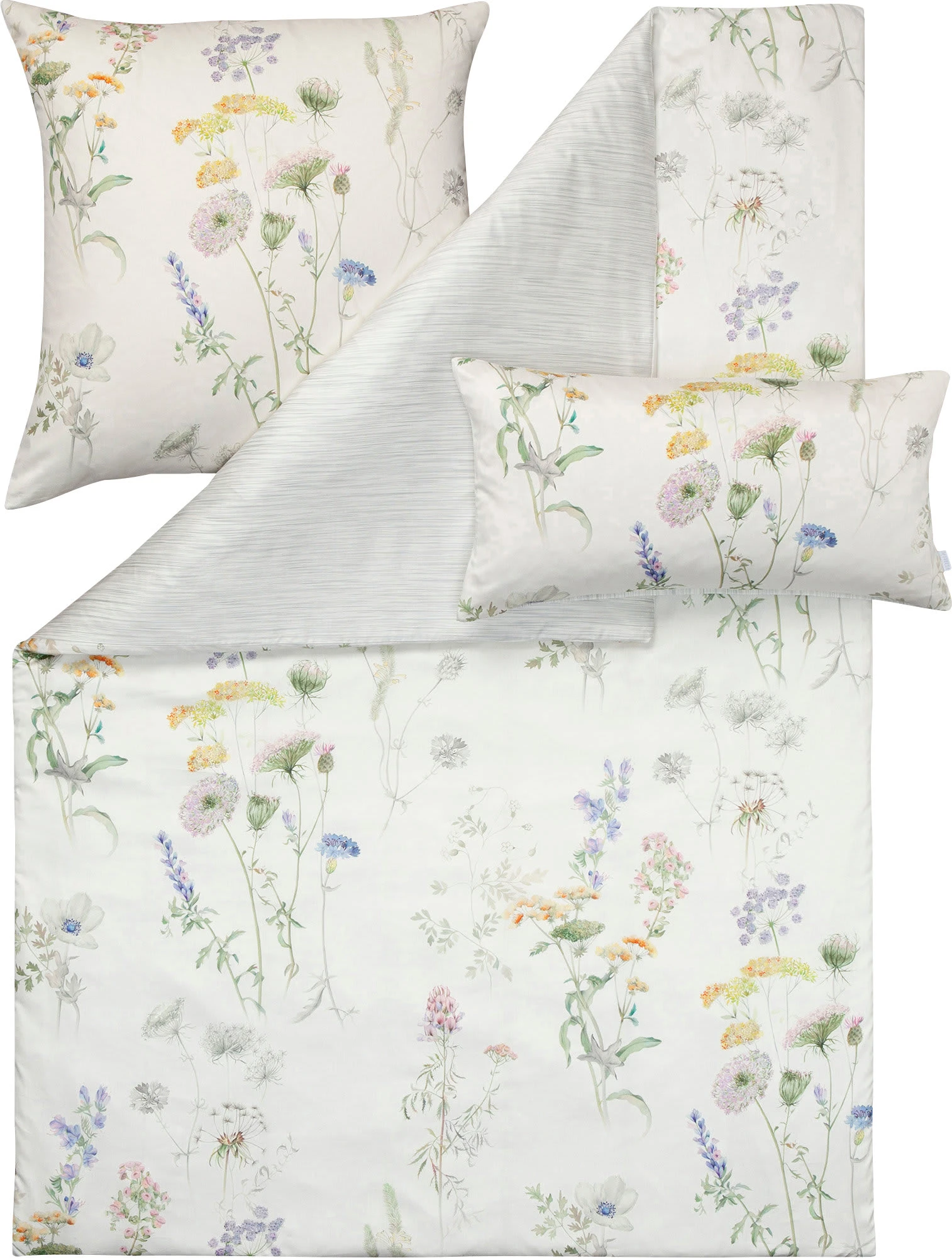 ESTELLA Wendebettwäsche + Gratis-Kissenbezug In Wollweiß