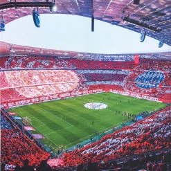 FC Bayern Kuschelfleecedecke Allianz Arena