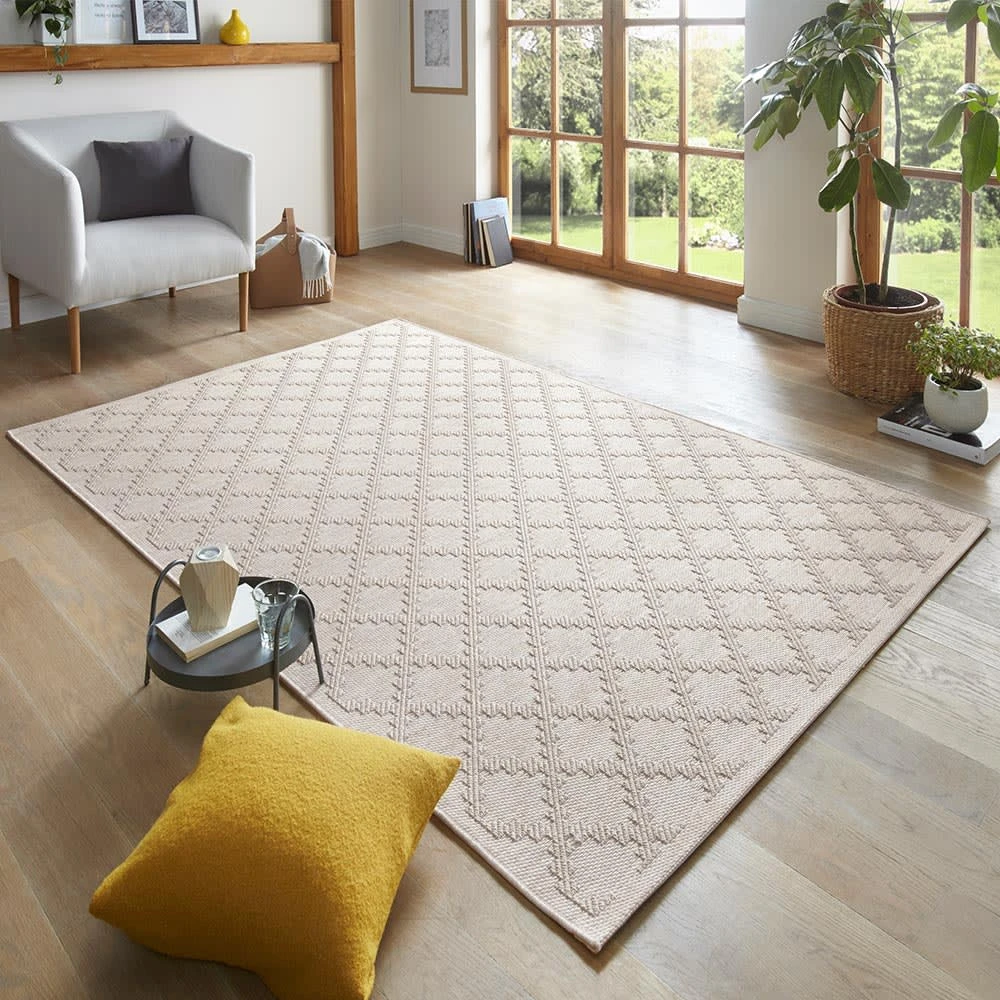 Freundin Home Collection Flachgewebe Teppich Dawn Creme – Bild 4