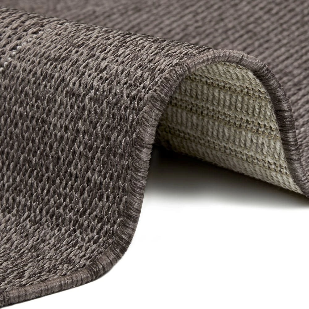 Freundin Home Collection In- Und Outdoor Teppich Vena Taupe Anthrazit – Bild 4