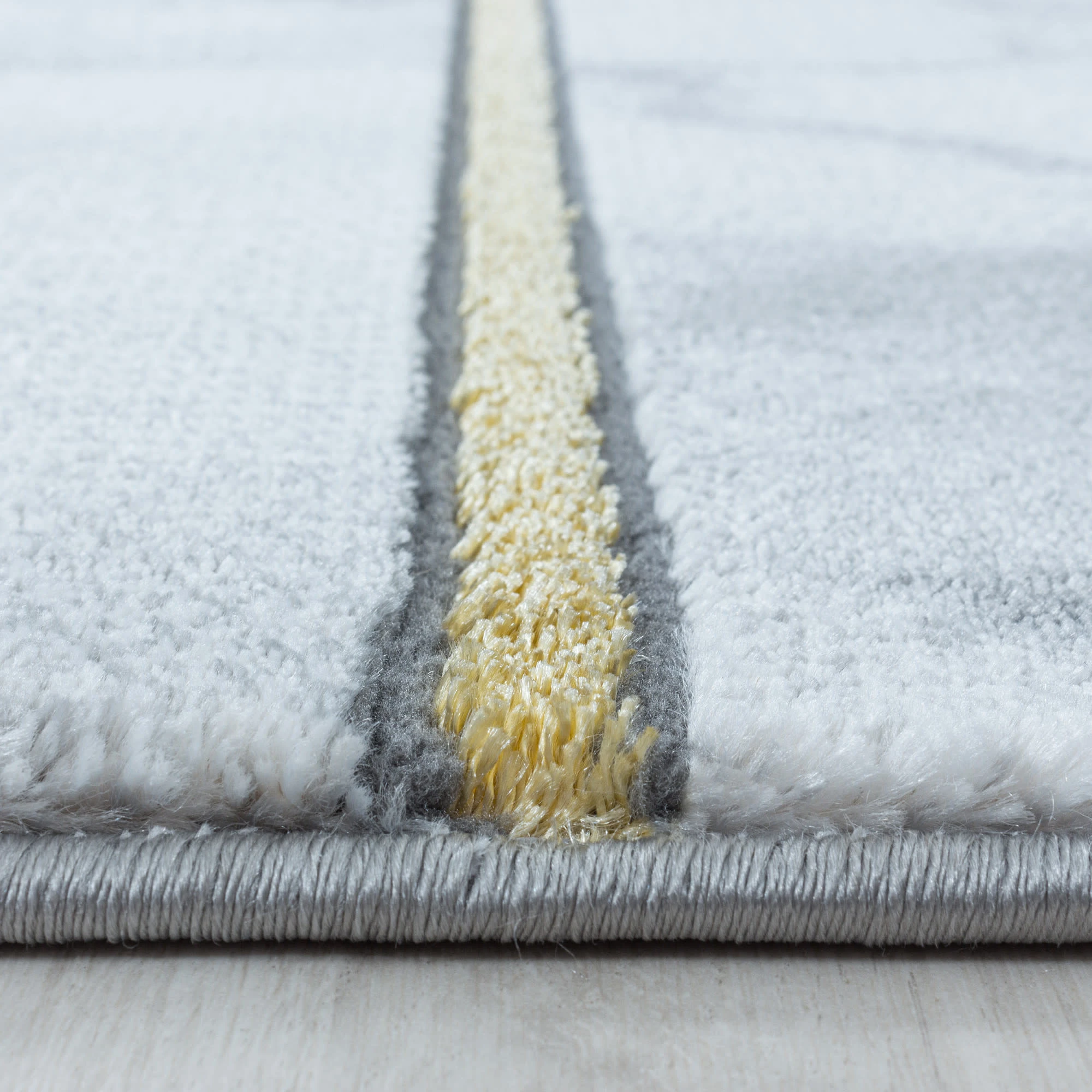 Giancasa Flachflorteppich Udine-05 In Gold – Bild 3