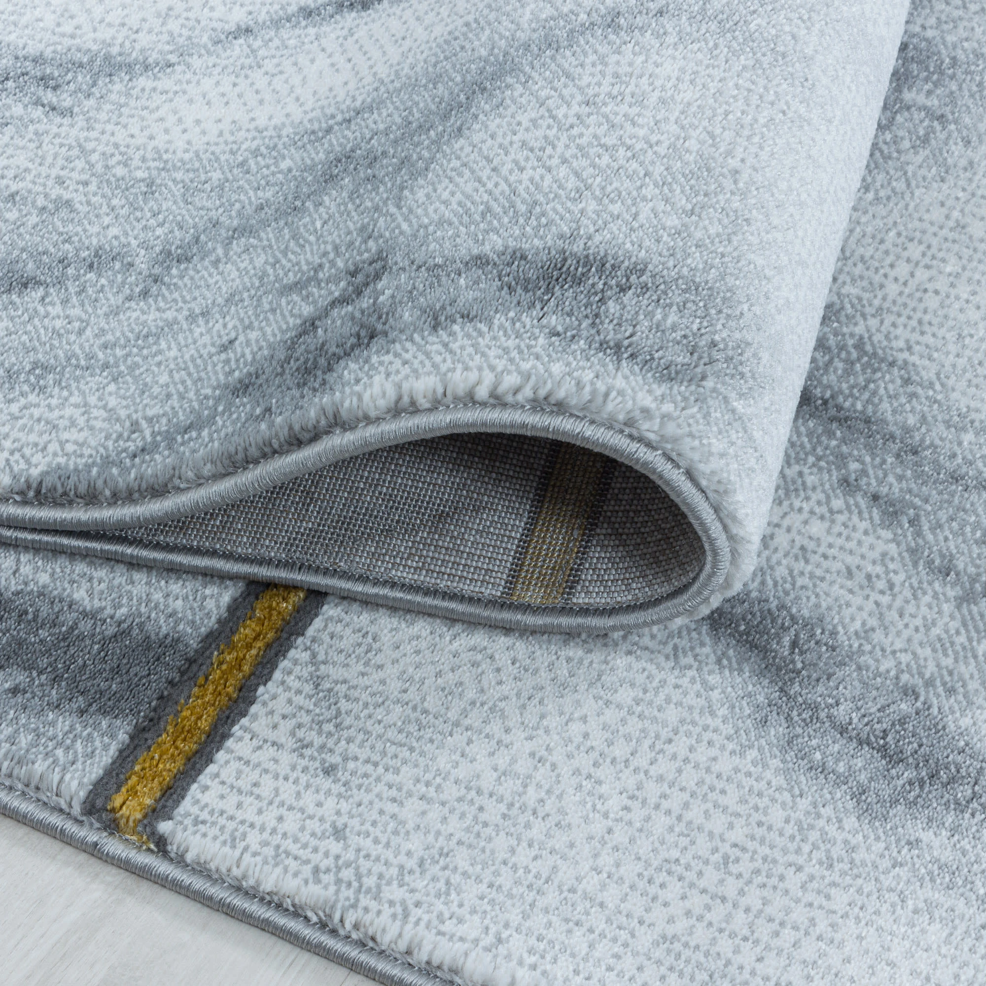 Giancasa Flachflorteppich Udine-05 In Gold – Bild 4