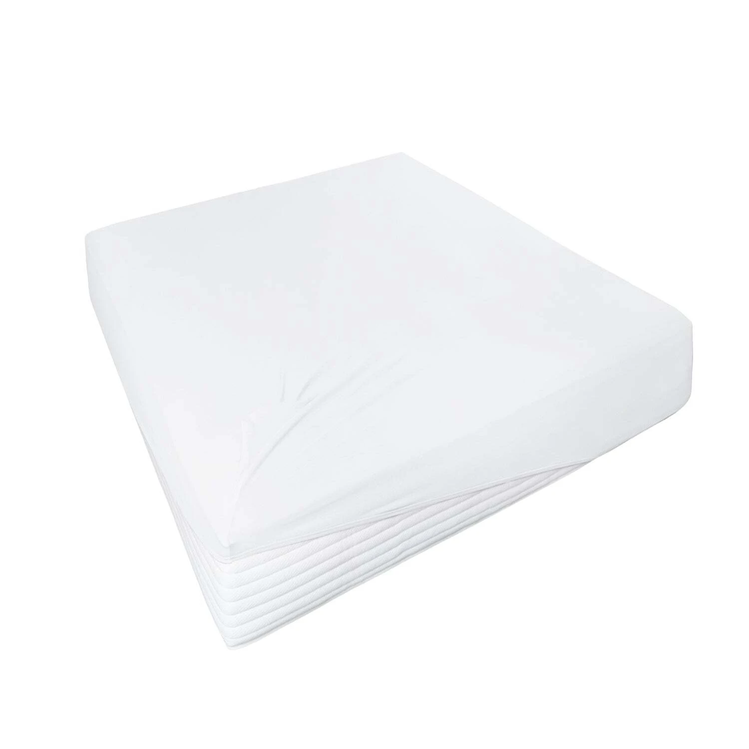 Giancasa Spannbettlaken Jersey-01 In Weiß