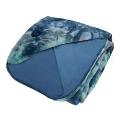 GMD Living Batik Wohndecke RUMBA In Der Farbe Multi (blaugrün)