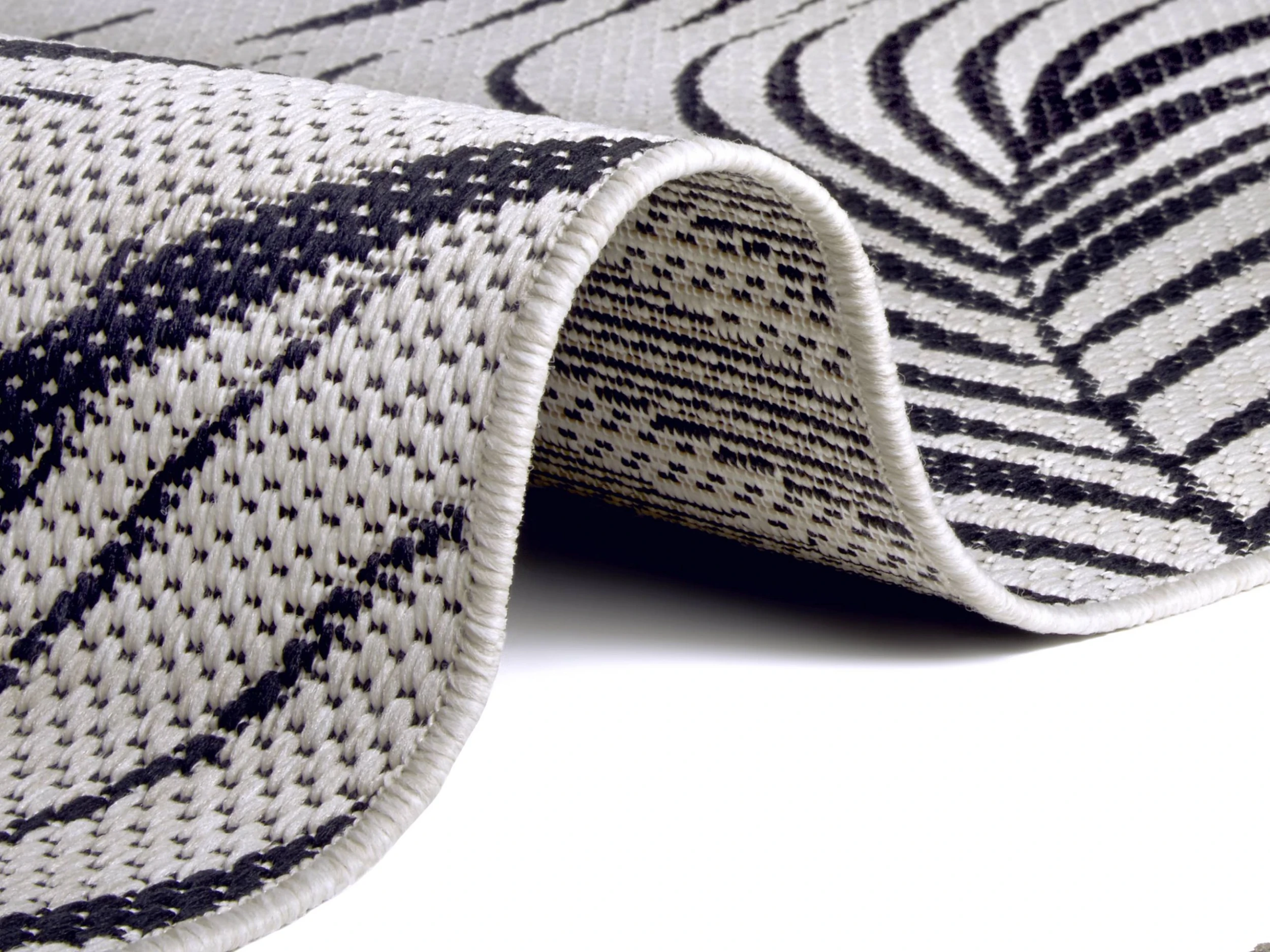 GMD Living Innen & Außenteppich MOL In Cream & Schwarz – Bild 3