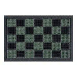 GMD Living Karo Fußmatte SALTO In Farbe Anthrazit