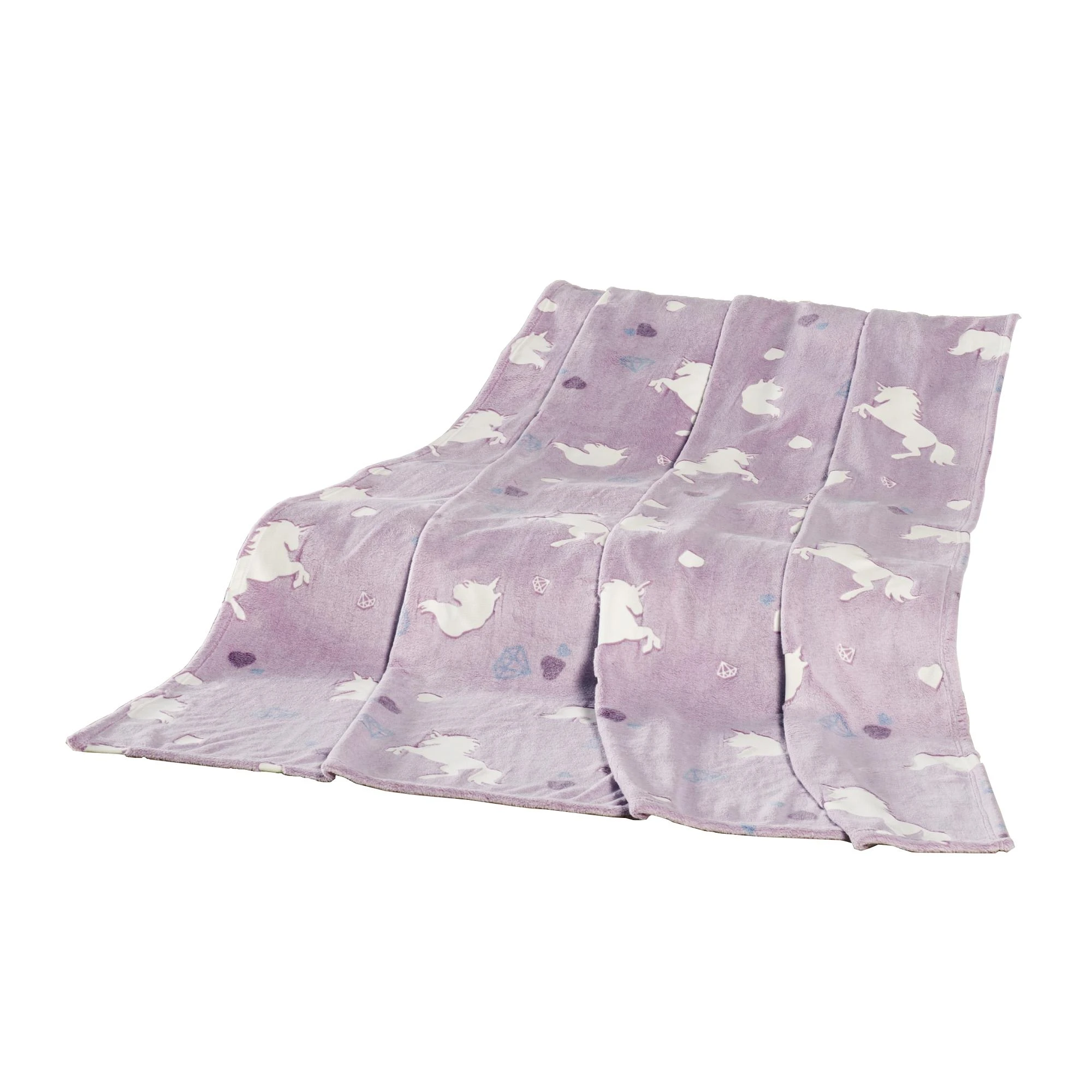 GMD Living Kinderdecke GLOW Einhorn In Rosa