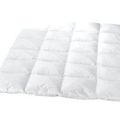 GMD Living Microfaser Bettdecke LUXUS PRINZESS Komfort Mit Außensteg In Farbe Weiß