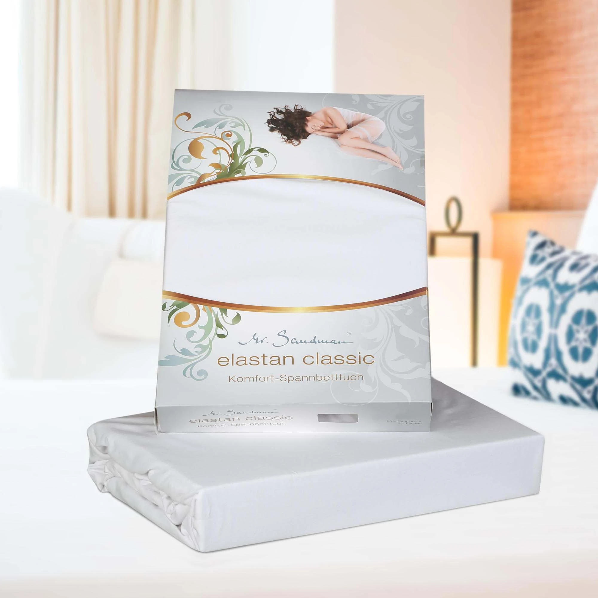 GMD Living Spannbetttuch ELASTAN CLASSIC In Safari – Bild 3